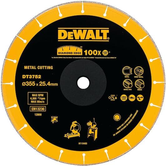 Metal cutting disc 355 mm