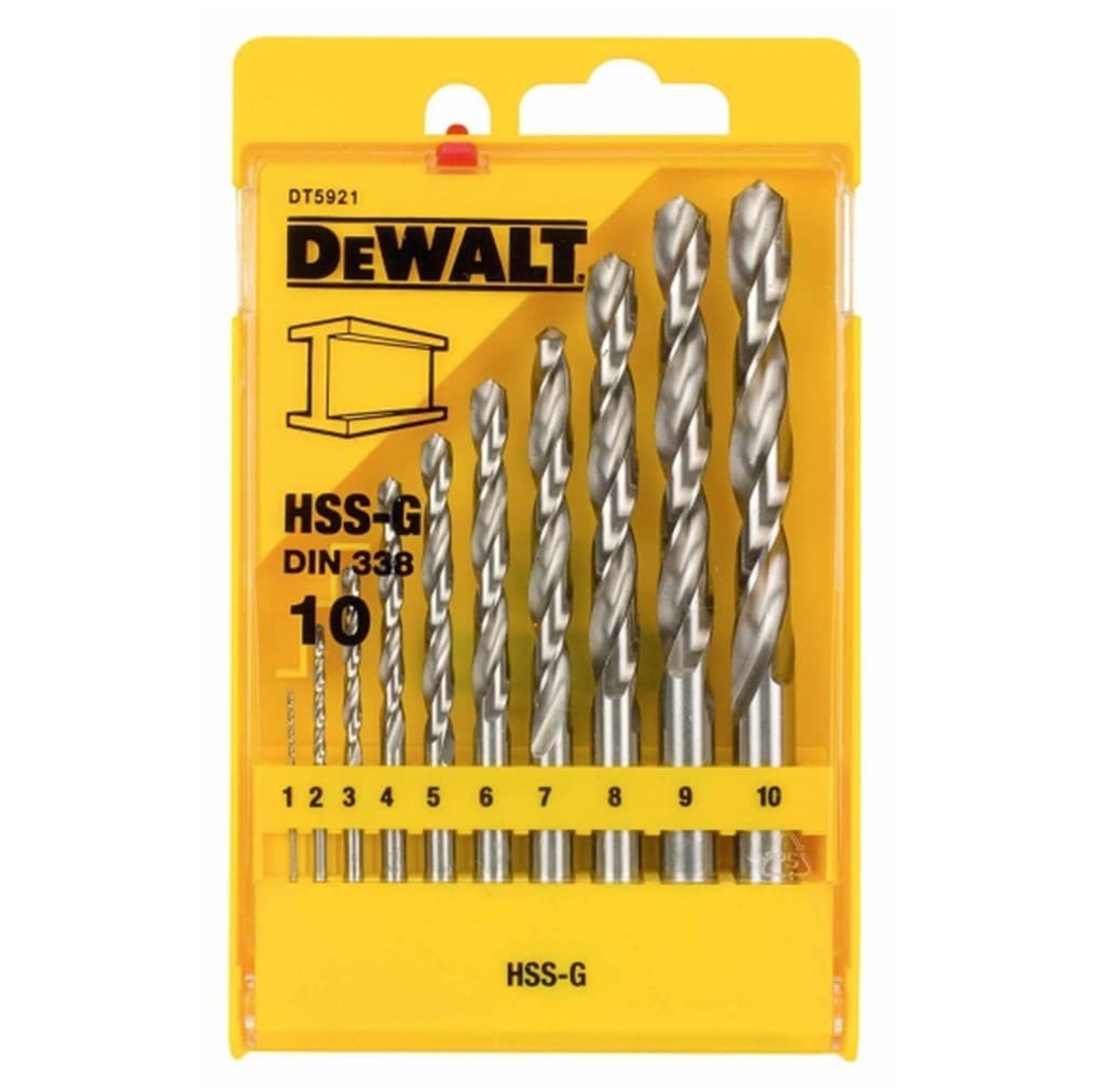 Metal drill bit set