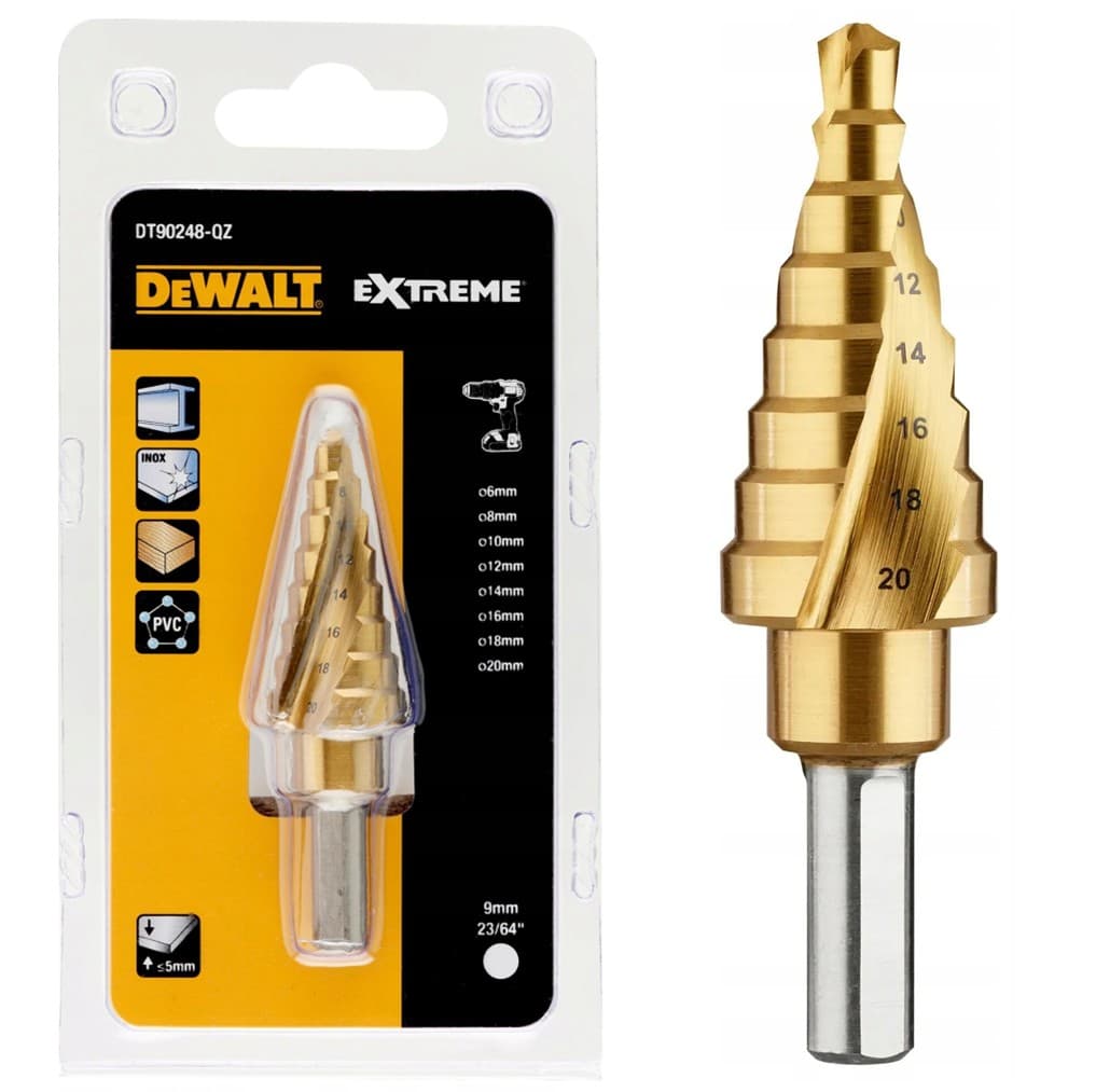 step drill bit titanium 6 - 20 mm