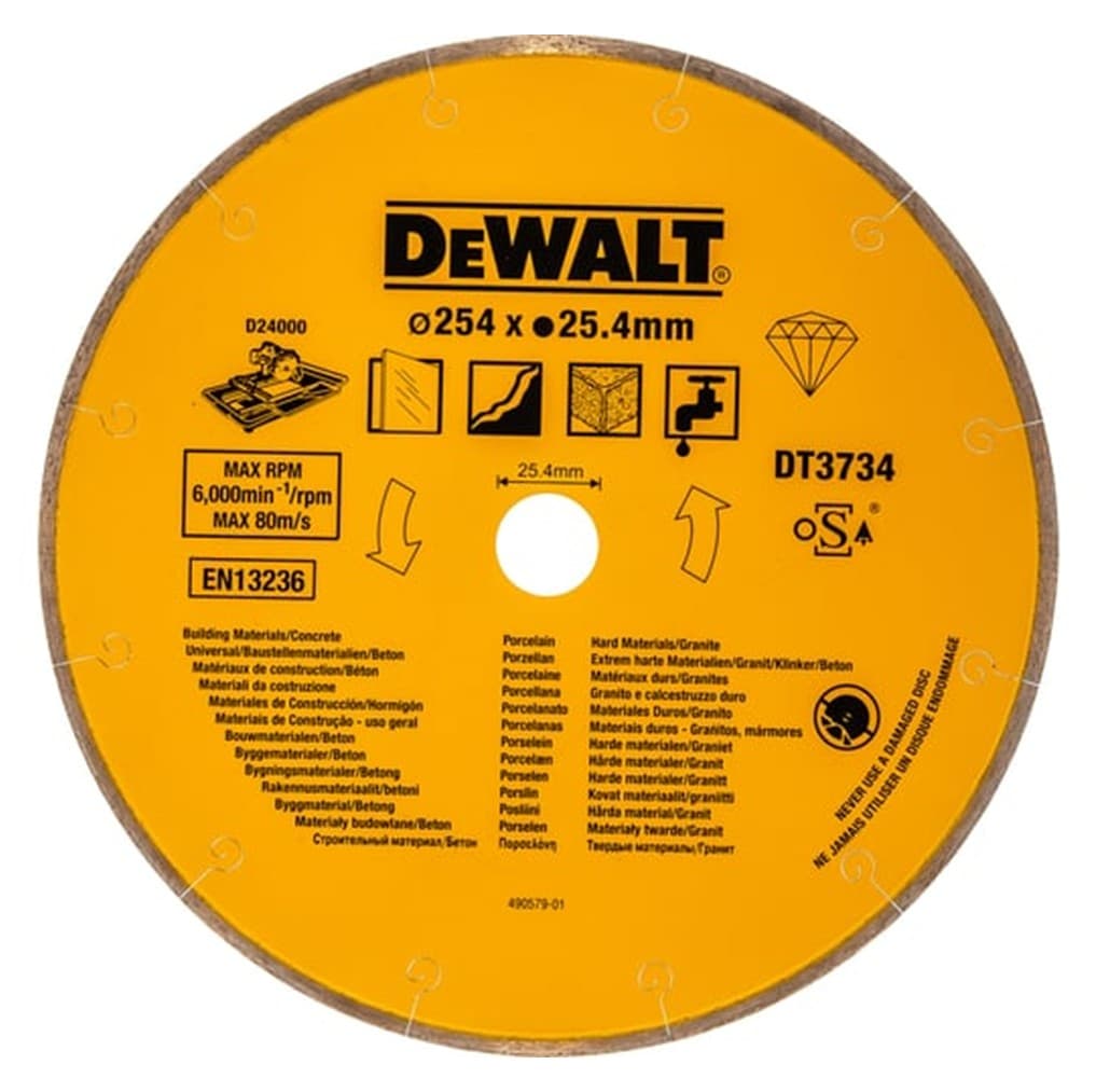 Stone and ceramic cutting disc 255 mm