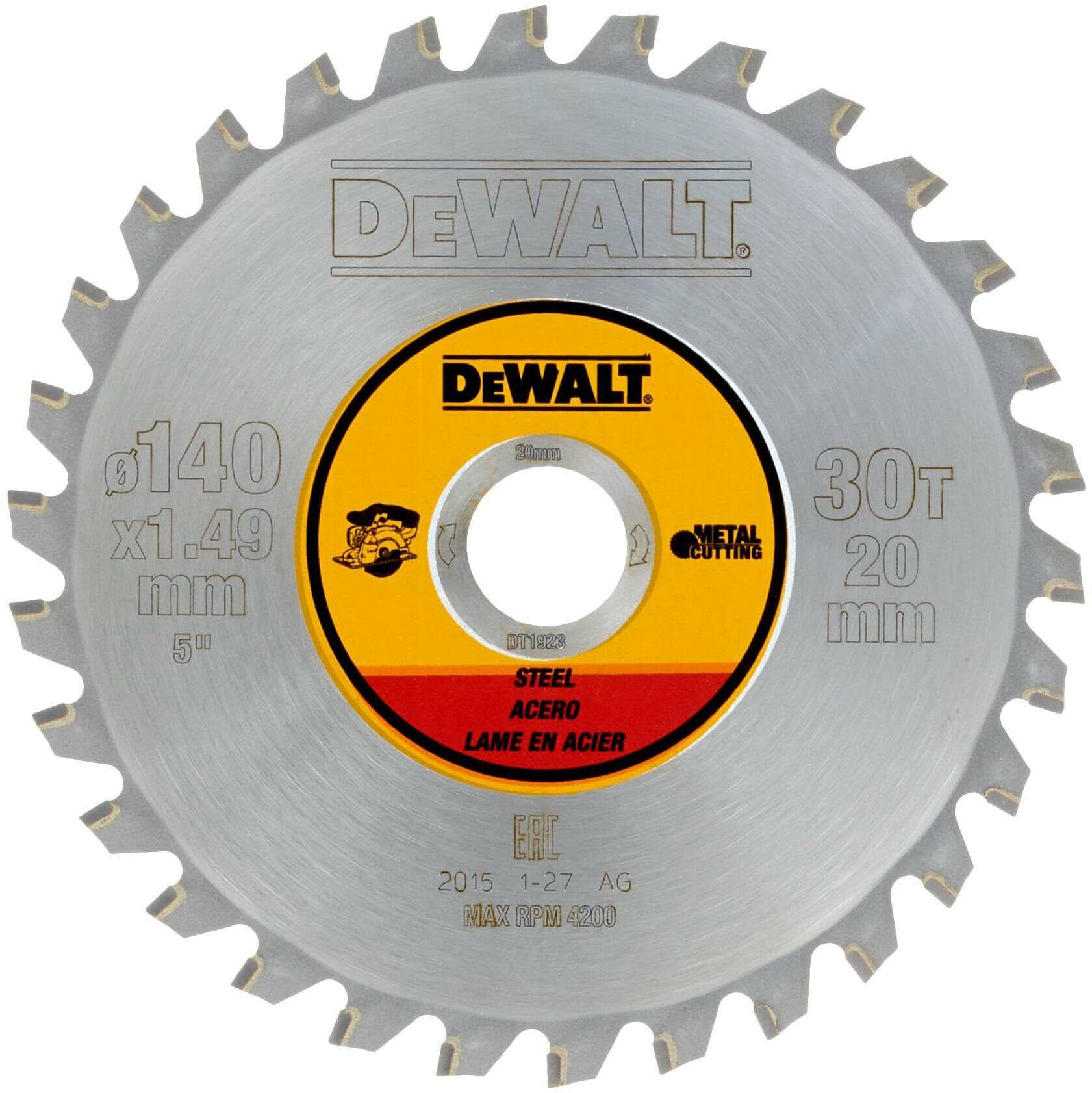 Metal cutting disc 140 mm