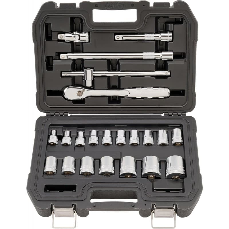 ქანჩ გასაღების თავაკების ნაკრები 22 ც